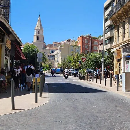 Charmant Appart Studio 30M2 Avec Terrasse 10M2 Vieux Port - Panier - Host Elite Marseille Exterior photo